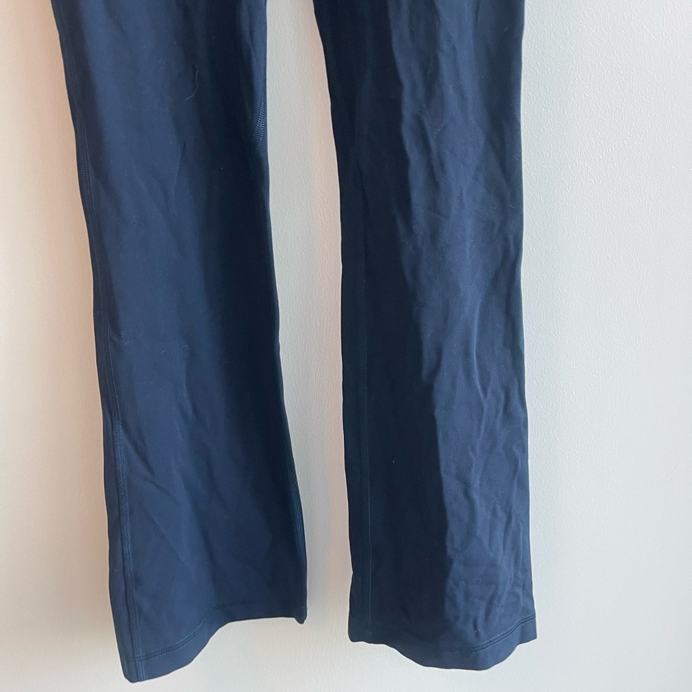Lululemon High-Waisted Navy Mini Boot Leggings - Picture 3 of 6